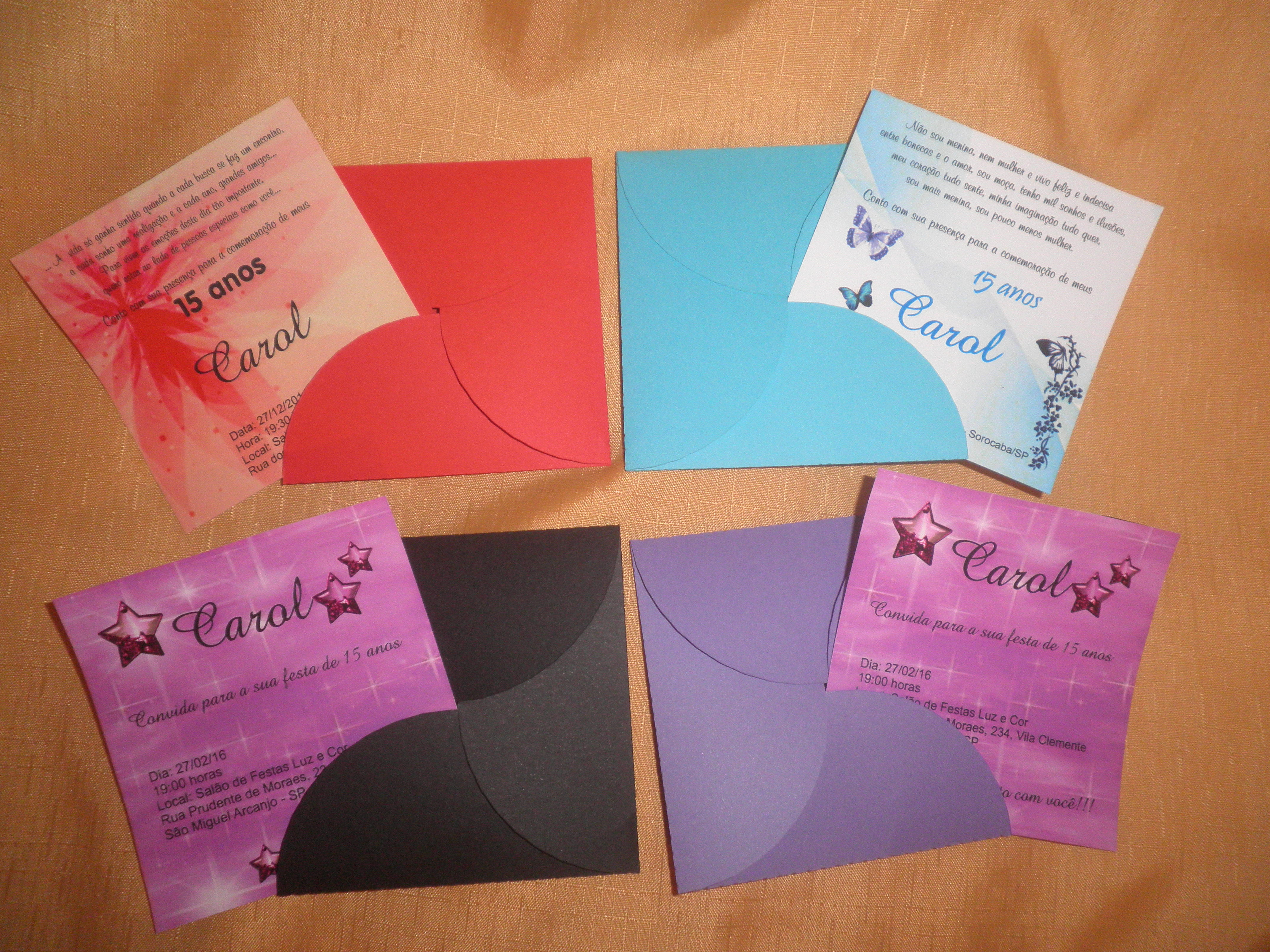 Convite 15 anos Catavento 2