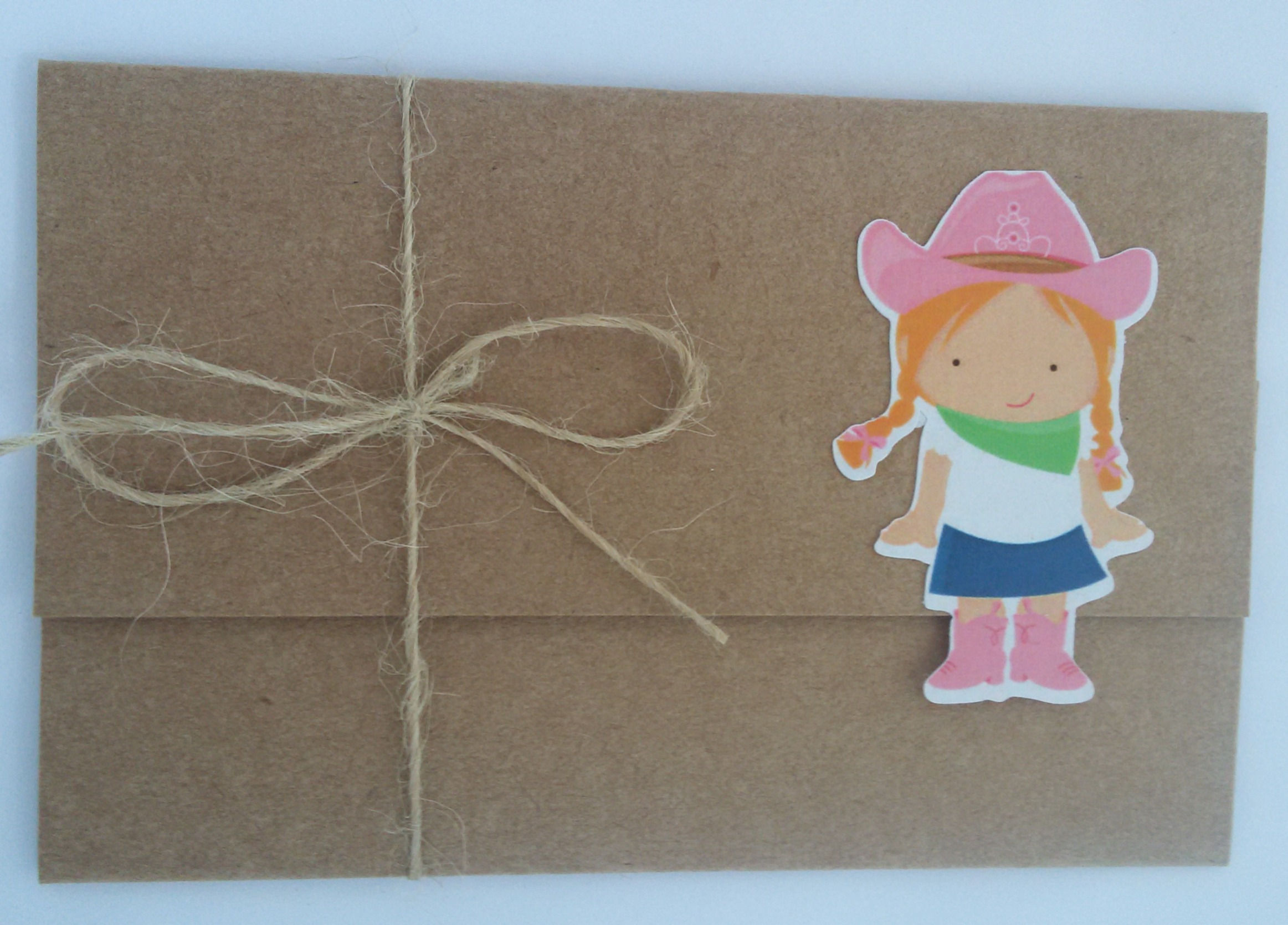 Convite Infantil Fazendinha menina