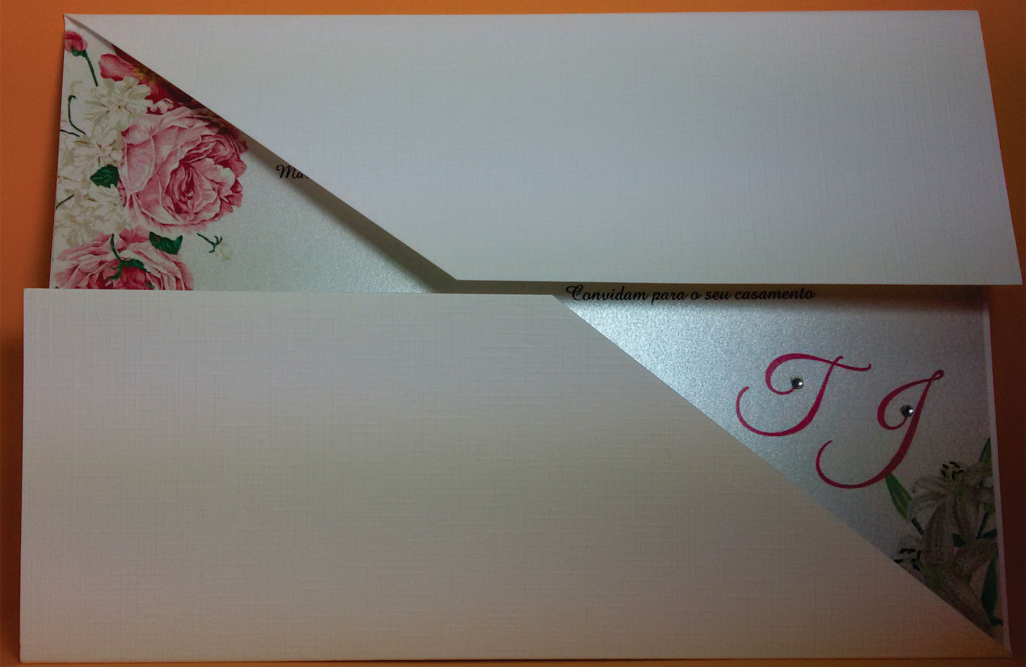 Convite de Casamento Tais