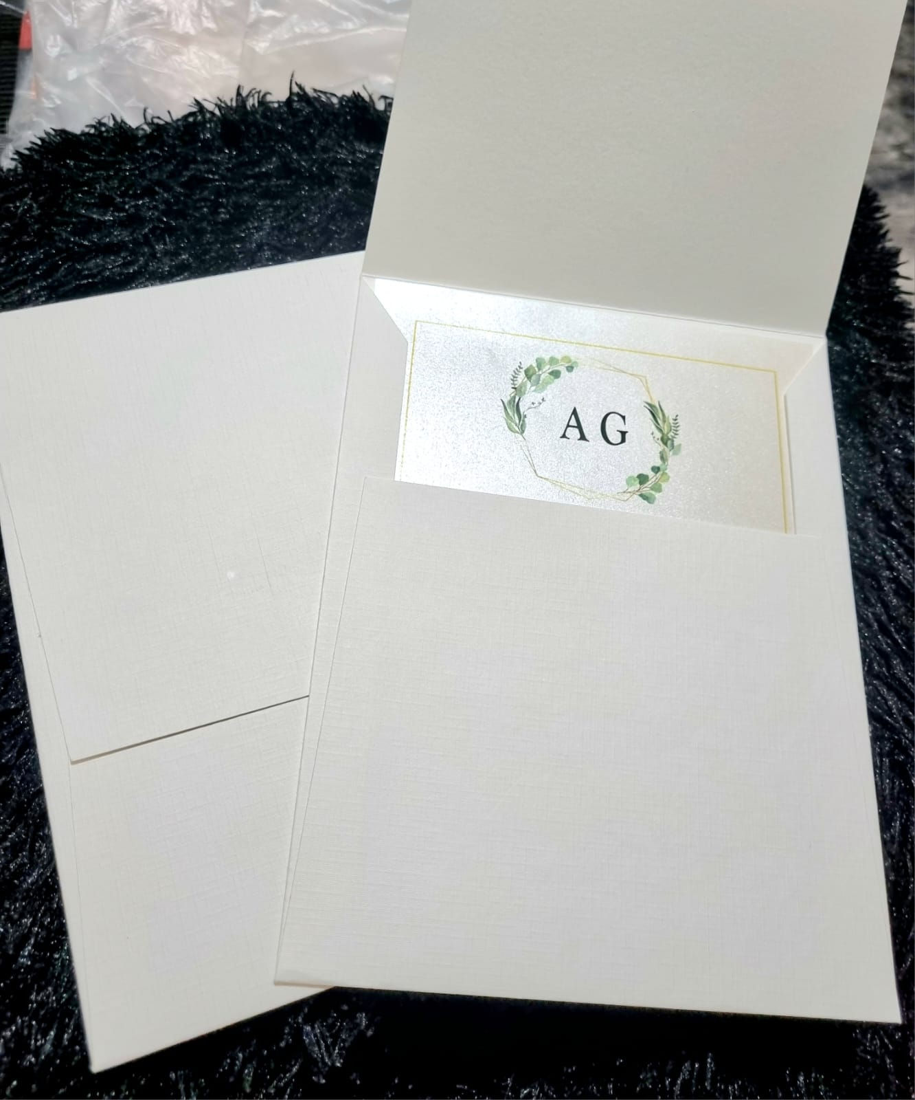 Convite de casamento AG