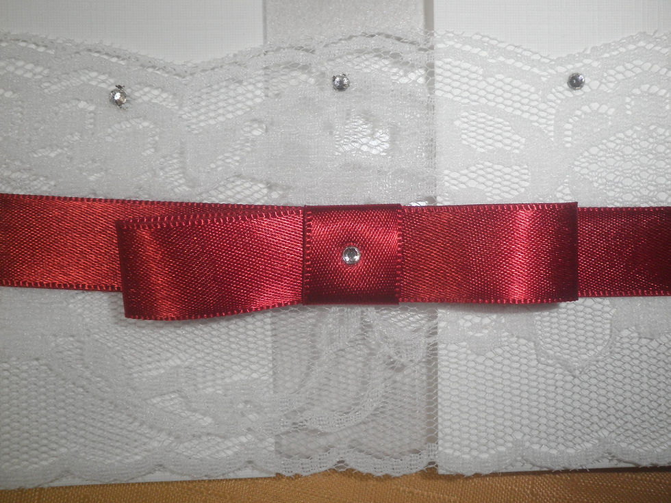 Miniatura: Convite Casamento Renda estiloso