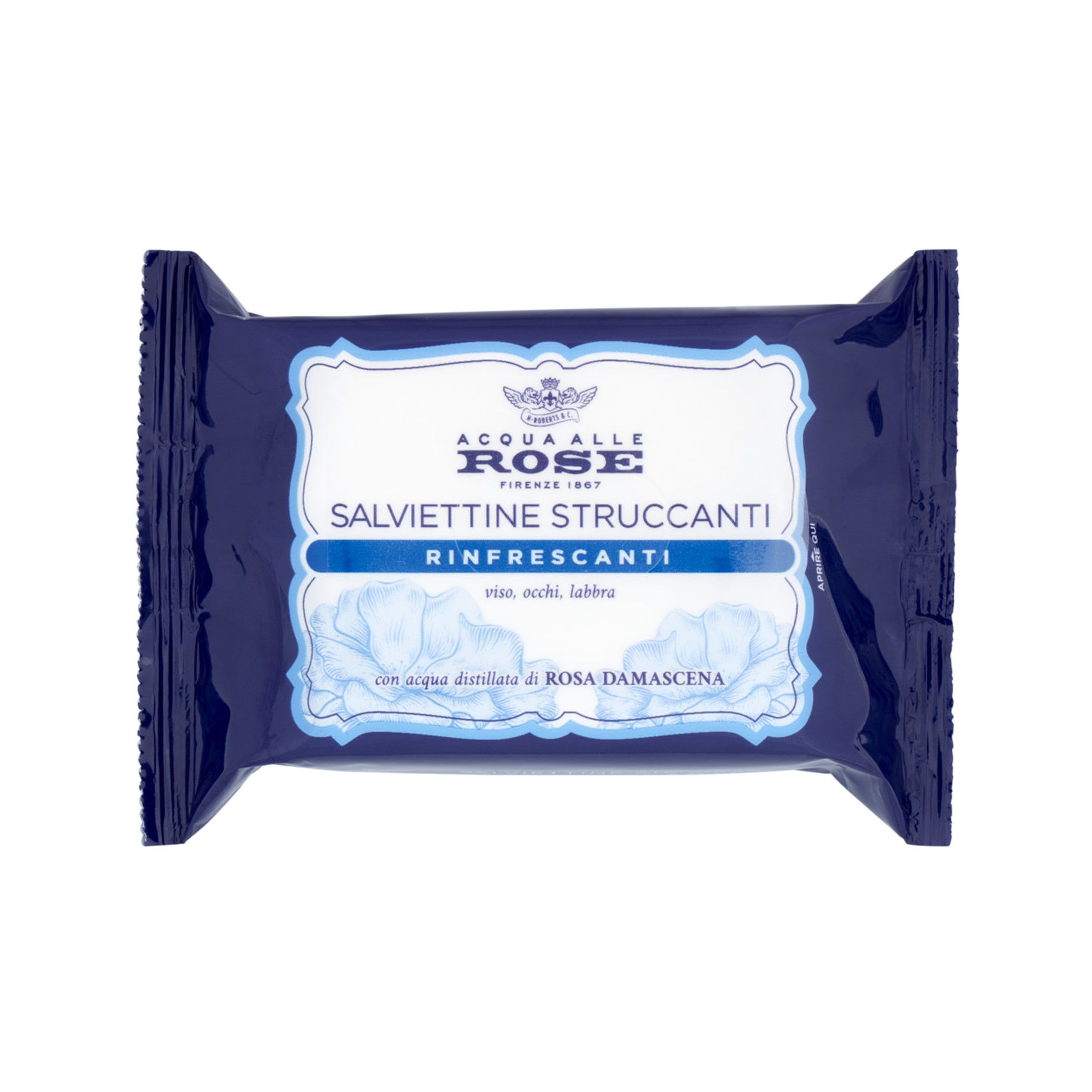 Acqua Alle Rose 20 Salviettine Struccanti Rinfrescanti