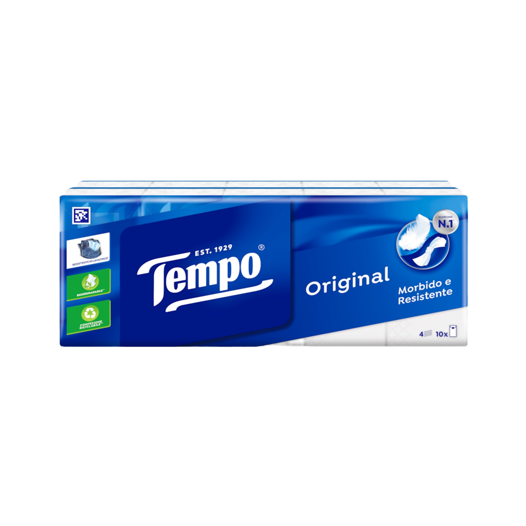 Tempo Fazzoletti 4 Veli Classico x10