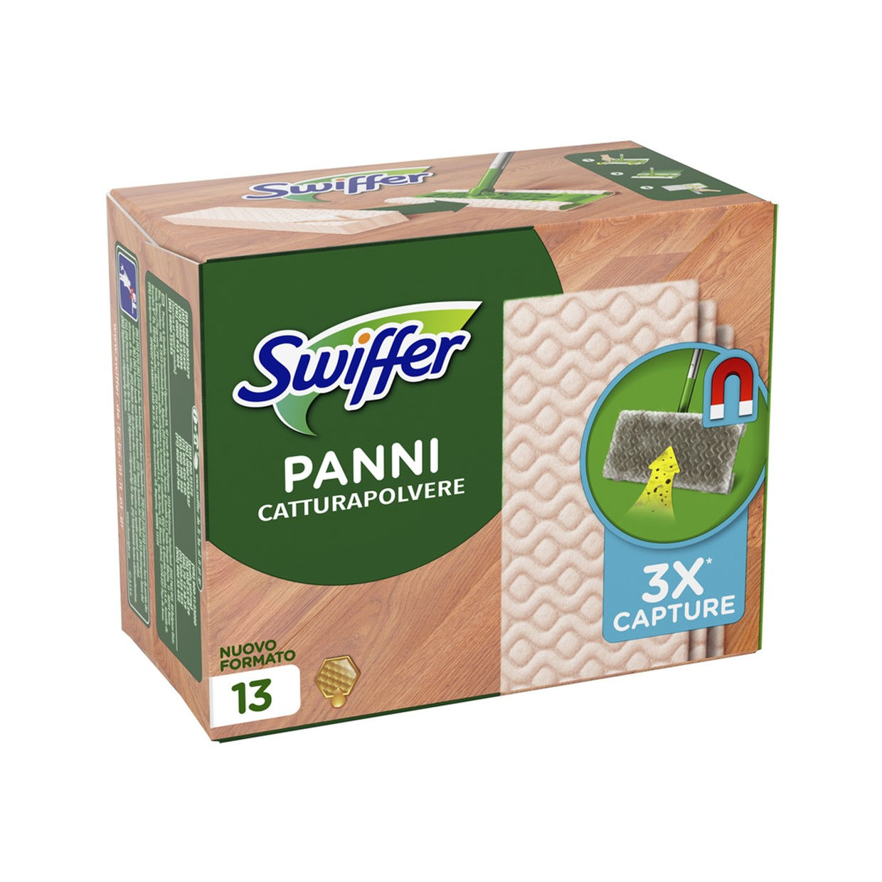 Swiffer Ricarica x13 Panni Legno
