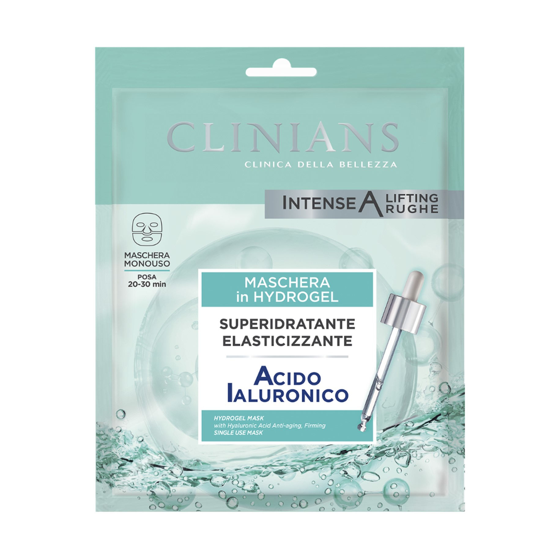 Clinians Maschera Hydrogel Acido Ialuronico 30g