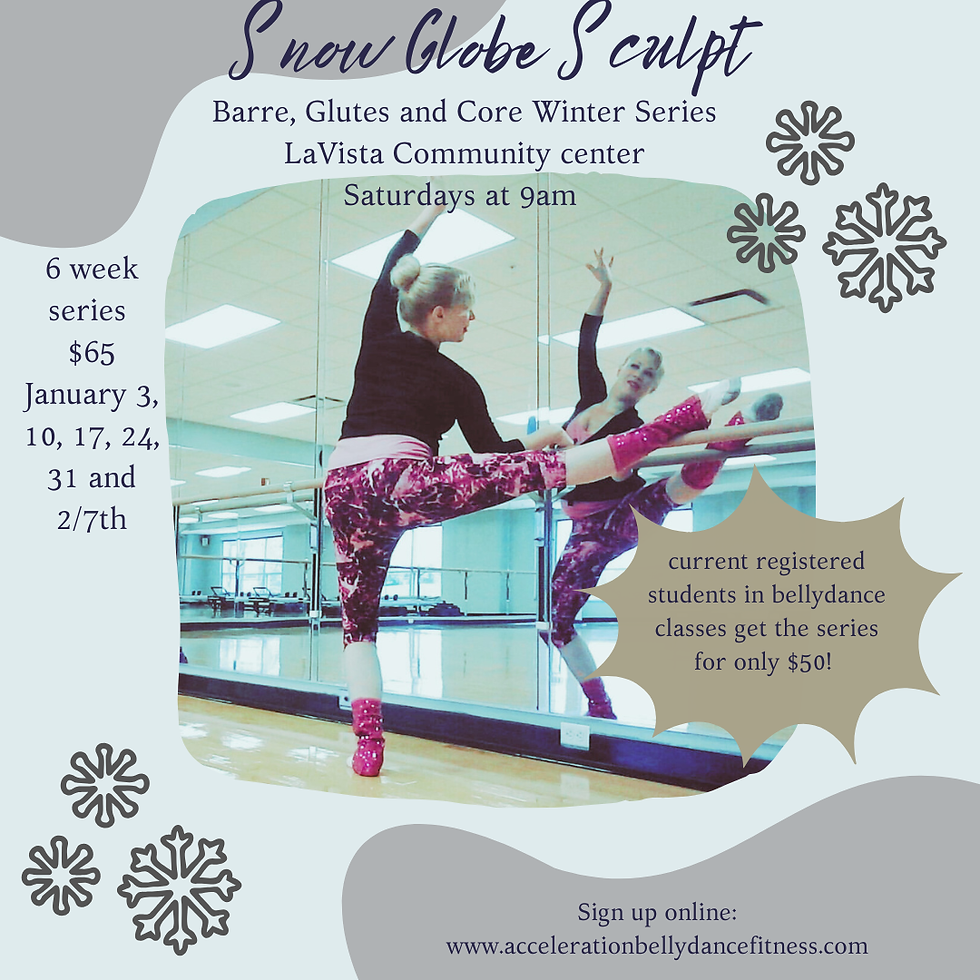 Snow Globe Sculpt Barre Class - new students!