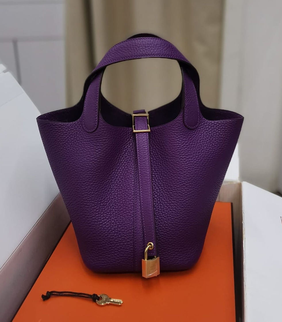 الصورة المصغرة: Hermes Leather Picotin Lock 22 Bag