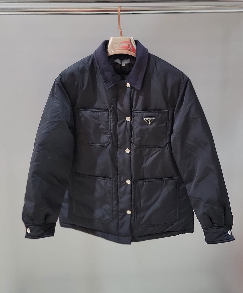 الصورة المصغرة: PR@DA Cotton Blouson Jacket with Shearling Collar 