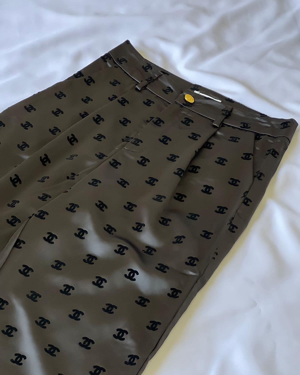 Thumbnail: Chanel Embroidered CC Trouser for women