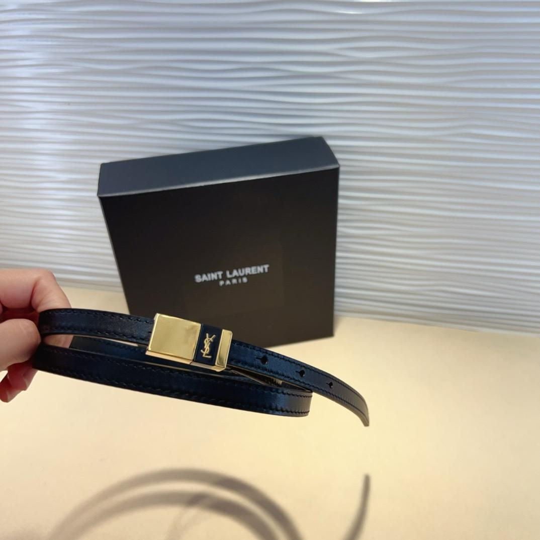 SA!NT LAUR€NT Monogram YSL Belt