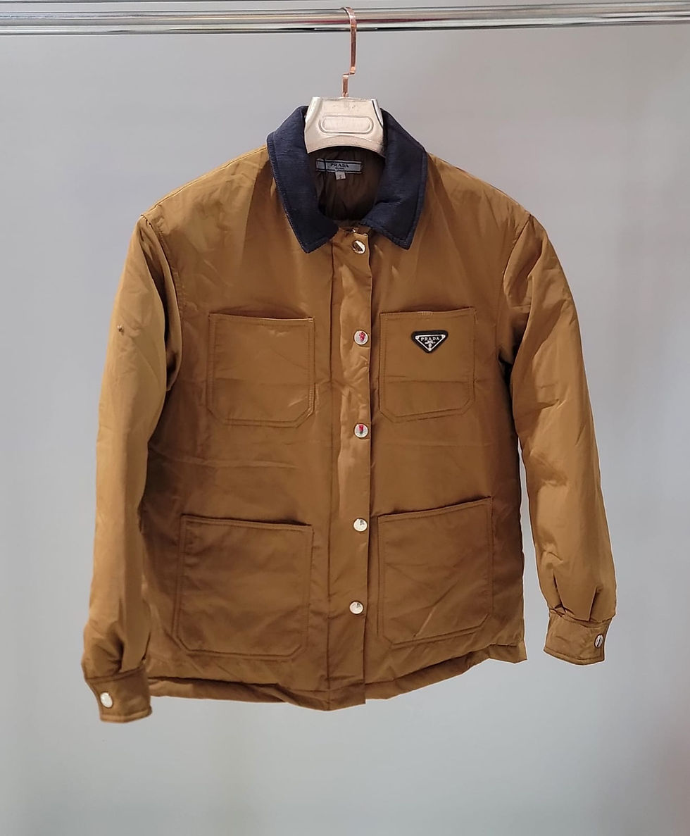 الصورة المصغرة: PR@DA Cotton Blouson Jacket with Shearling Collar 