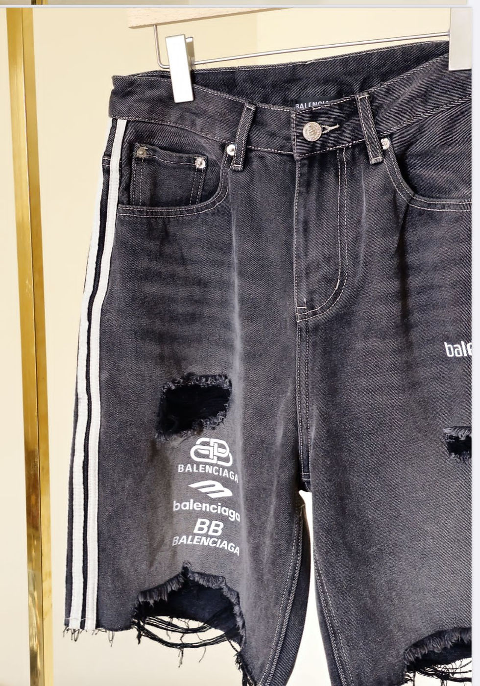 Thumbnail: Balenciaga Denim Shorts for Men