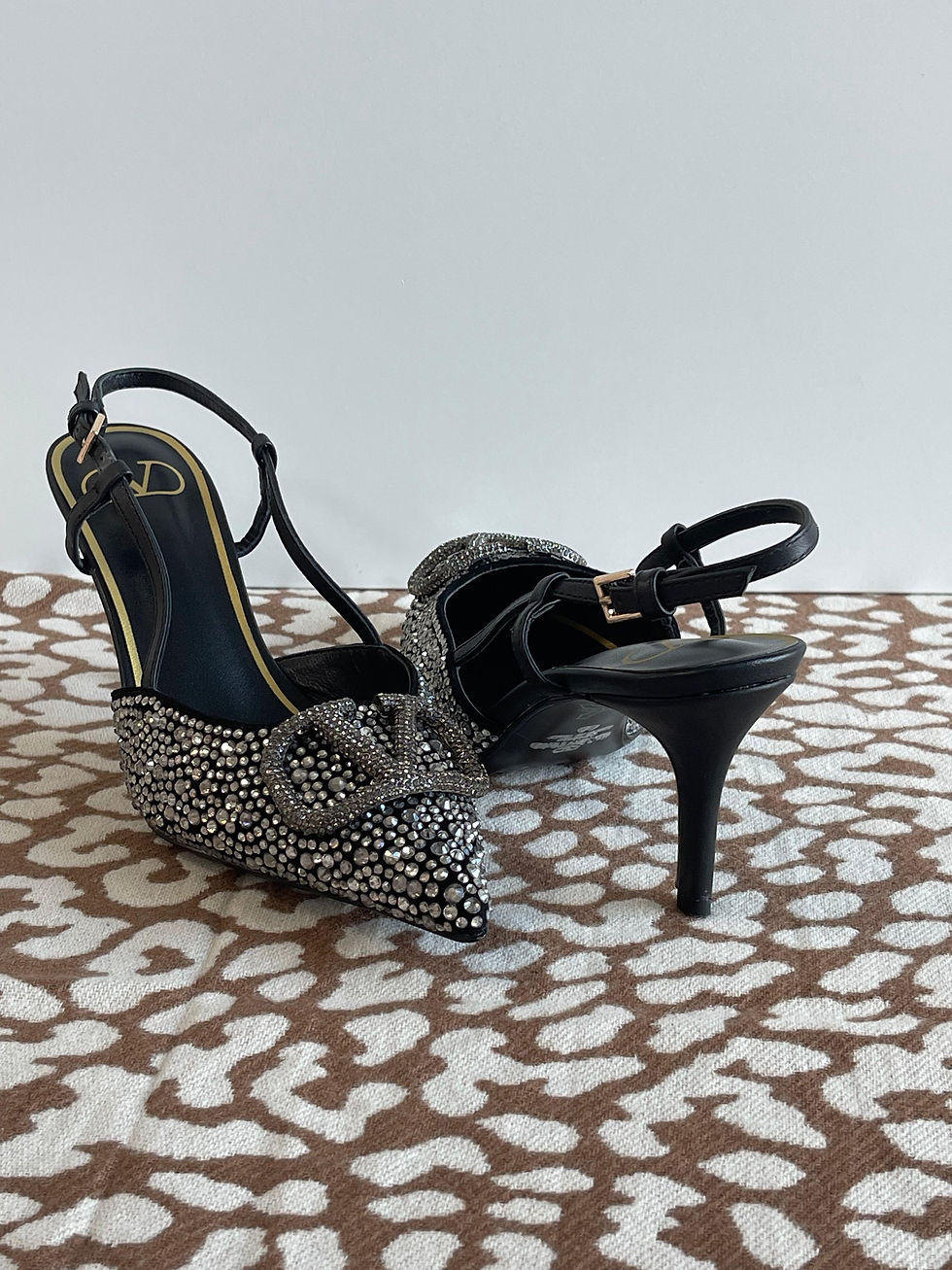 Thumbnail: V@lentino Beaded Slingback Heels