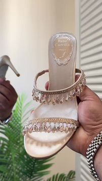 R€N€ CAOV!LLA Chandelier Sandals in Satin 