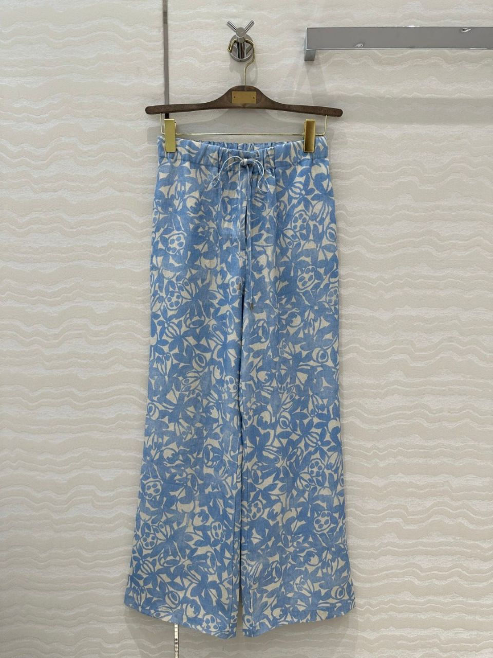 Thumbnail: Loro P!ana Michele Blouson Linen Beau Blue/Creamed Honey