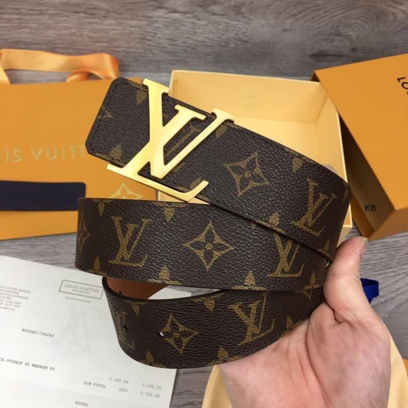 Thumbnail: LOU!S VU!TTON Damier Ebene Canvas | Monogram Canvas Reversible Belt