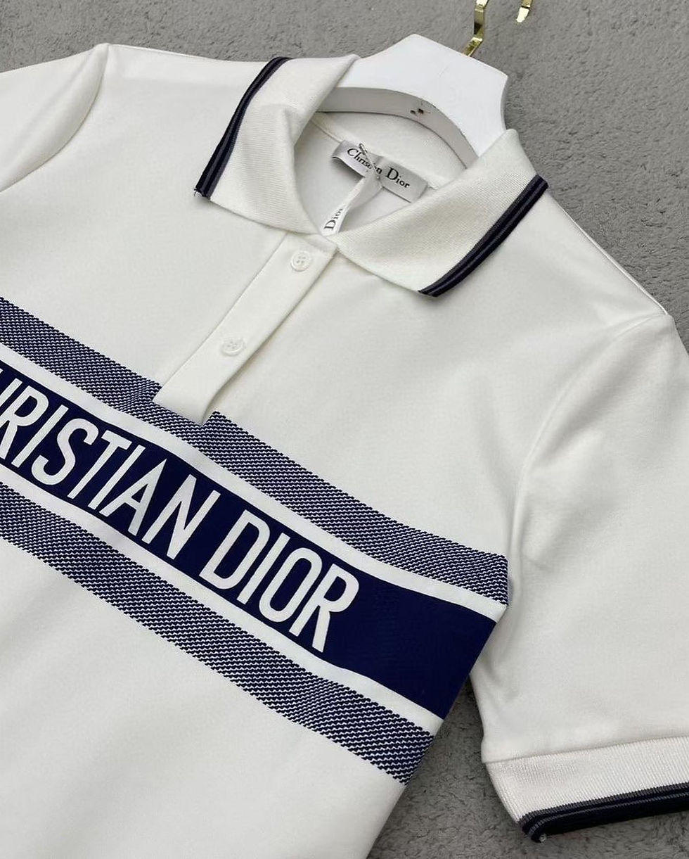 الصورة المصغرة: Christian Dior Embroidered Logo Tennis Dress