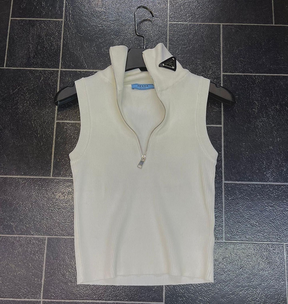الصورة المصغرة: Prada Sleeveless Turtle neck top for women