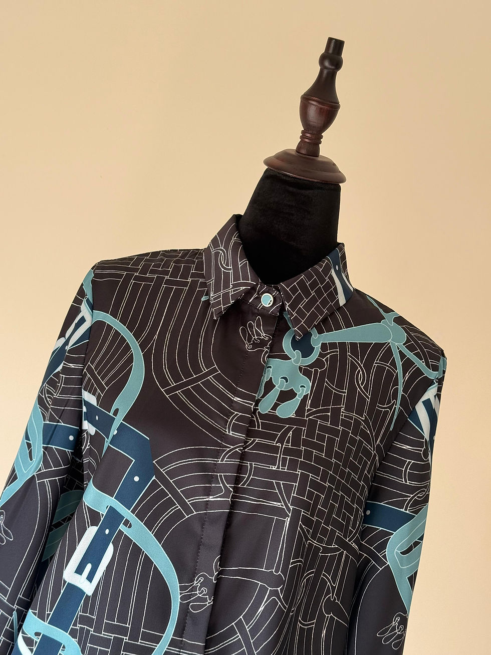 الصورة المصغرة: H€RMES Men's Long Sleeve Shirt