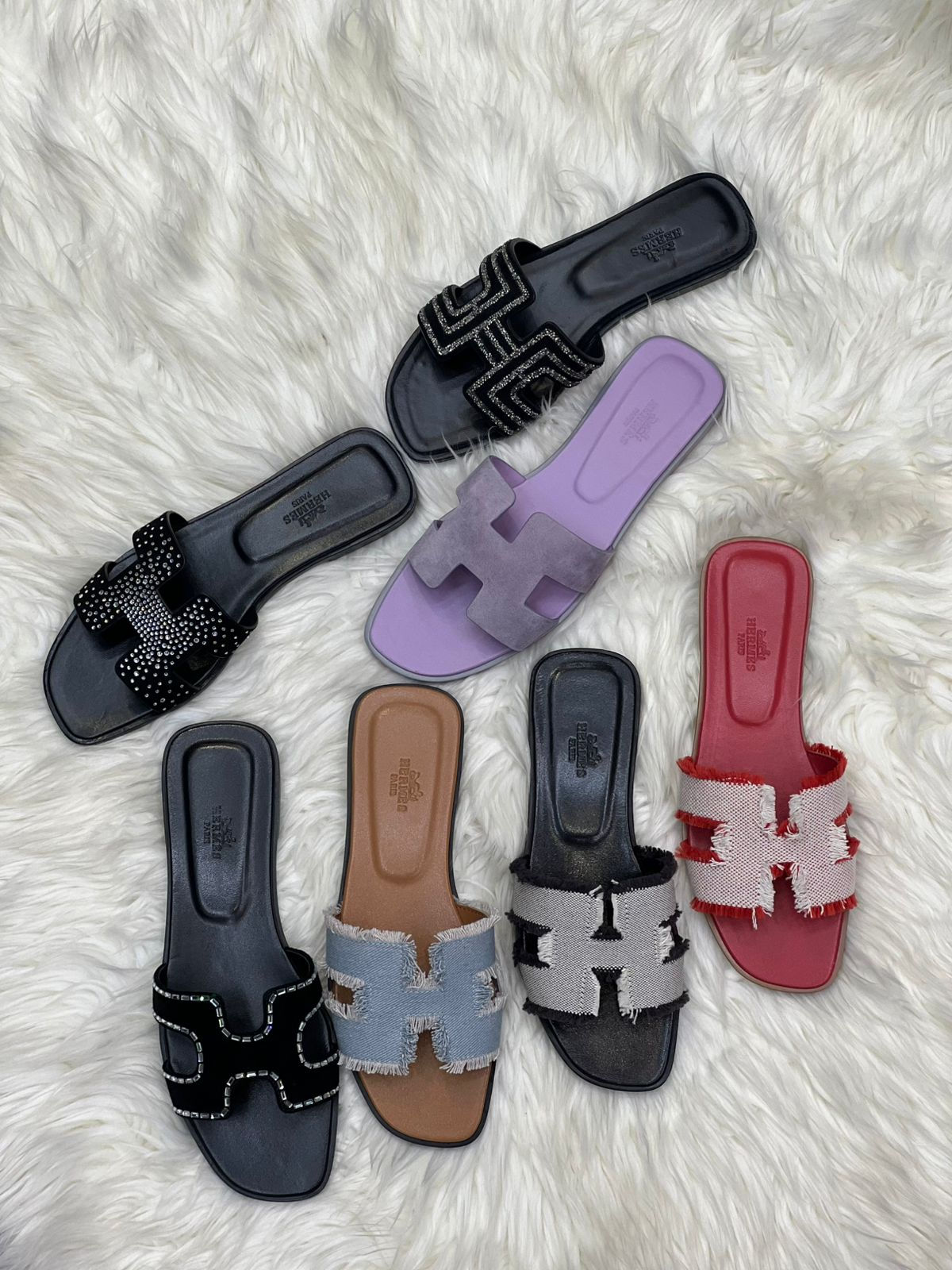 H€RM€S Heroine Paris Oran Sandal Slippers