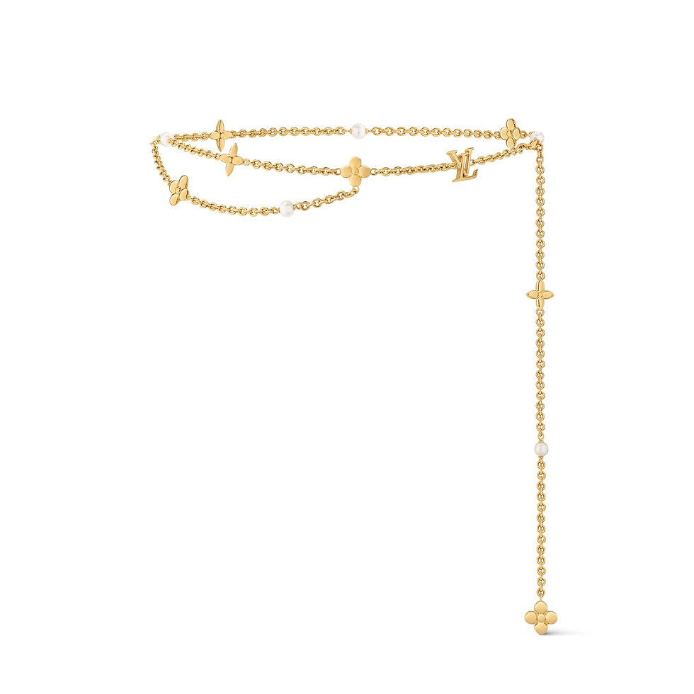 Thumbnail: LOU!S VU!TTON LV Chain Pearl Belt