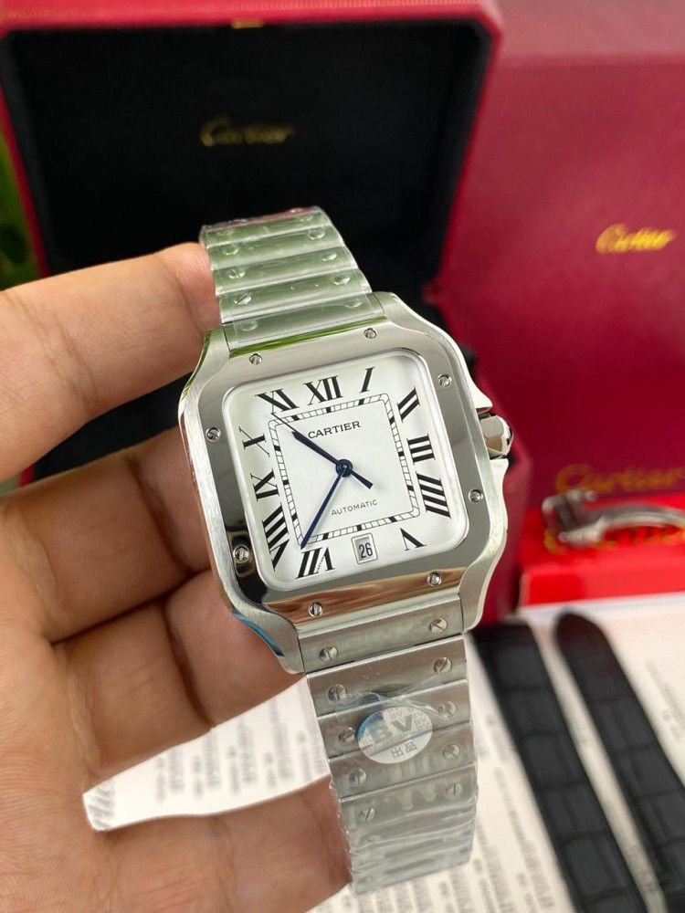 Thumbnail: CART!ER Men's Santos De Cartier Watch Large