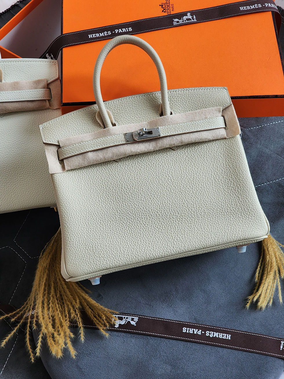 الصورة المصغرة: H€RM€S Birkin 35 Togo Leather Bag 