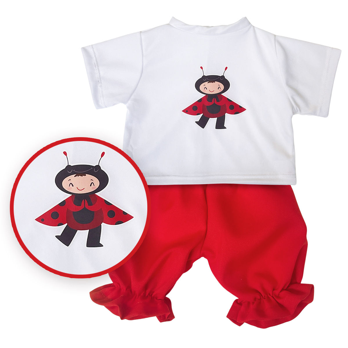 Camiseta e Short Joaninha - Tam GG