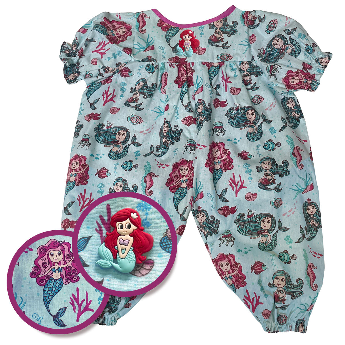 Macacão Pequena Sereia - Tam GG