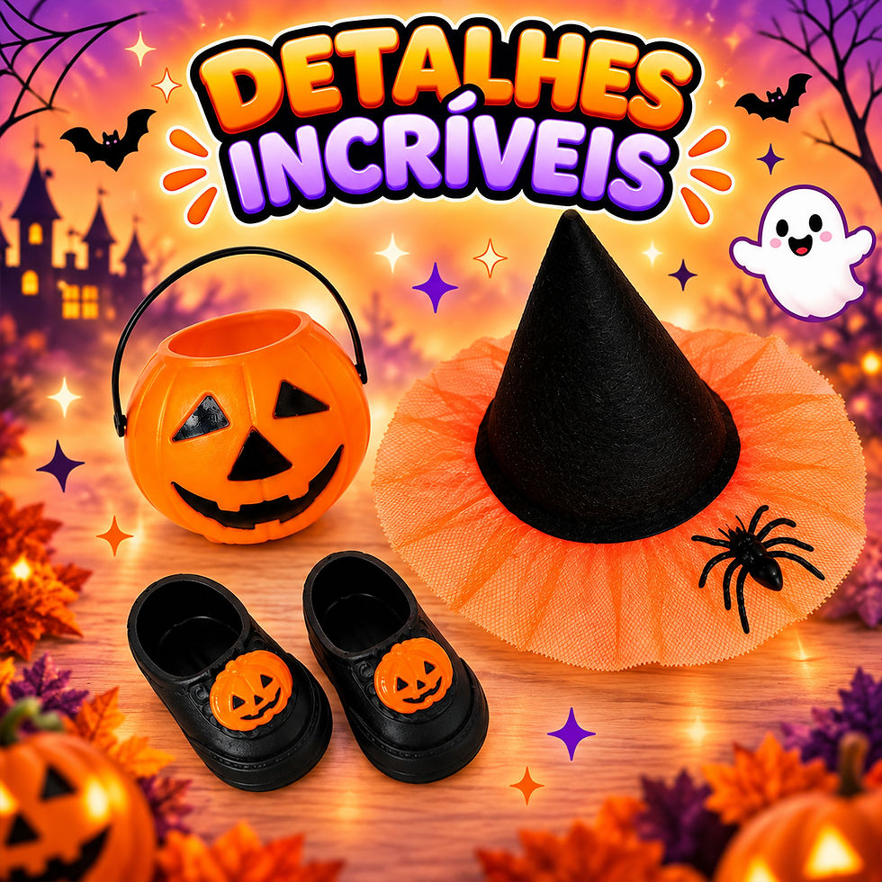 Miniatura: KI HALLOWEEN FANTASMINHA - TAMANHO G - Sola 8