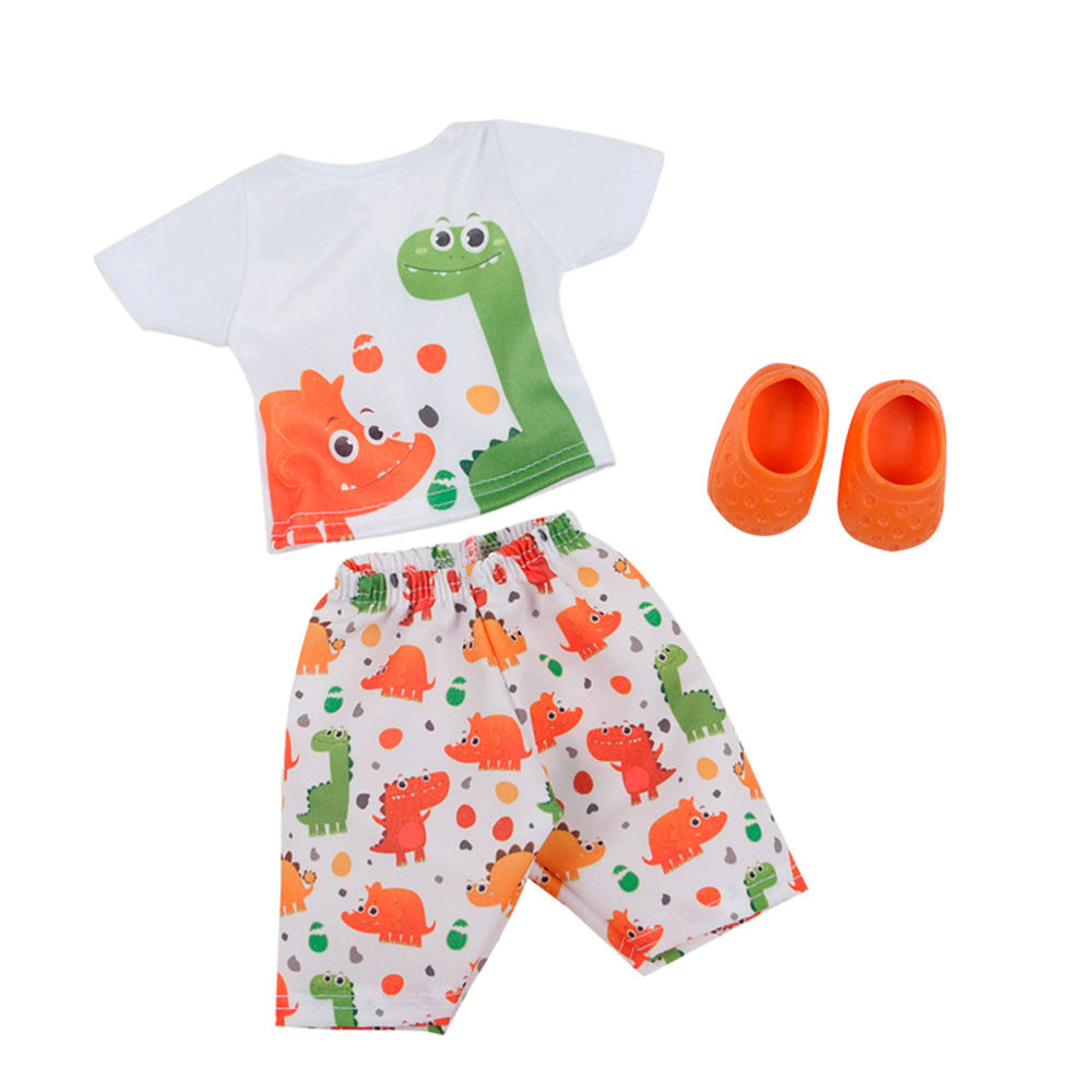 KIT LOVE BABY CAMISETA E BERMUDA DINOS