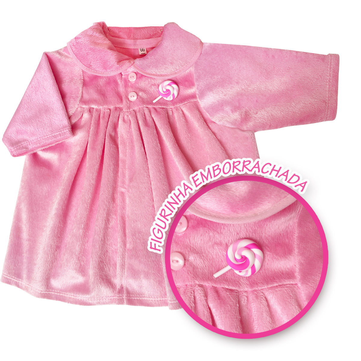 Casaco Algodão Doce Tam GG