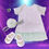 Miniatura: Kit Roupa de Boneca Brilho Holográfico, para American Girl