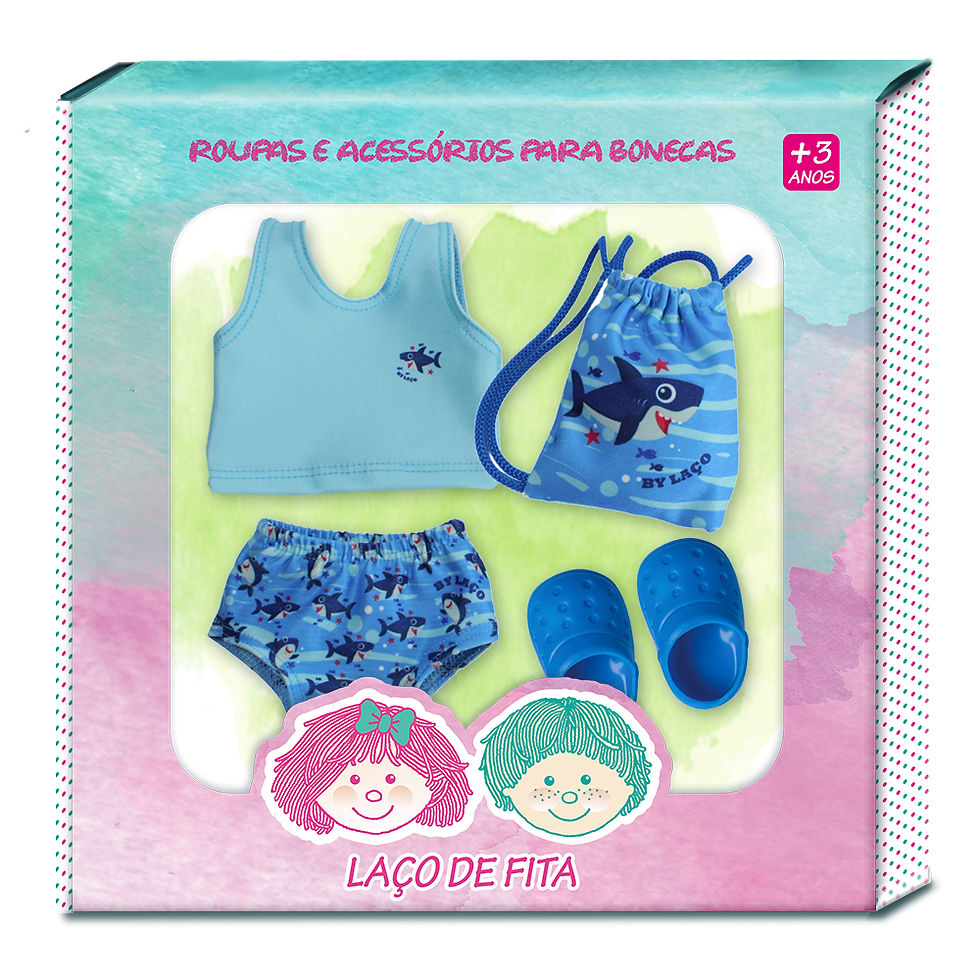 Miniatura: KIT PRAIA TUBARÃO BOY