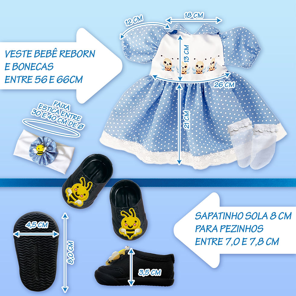 Miniatura: KIT SUPER BABY ABELHINHA