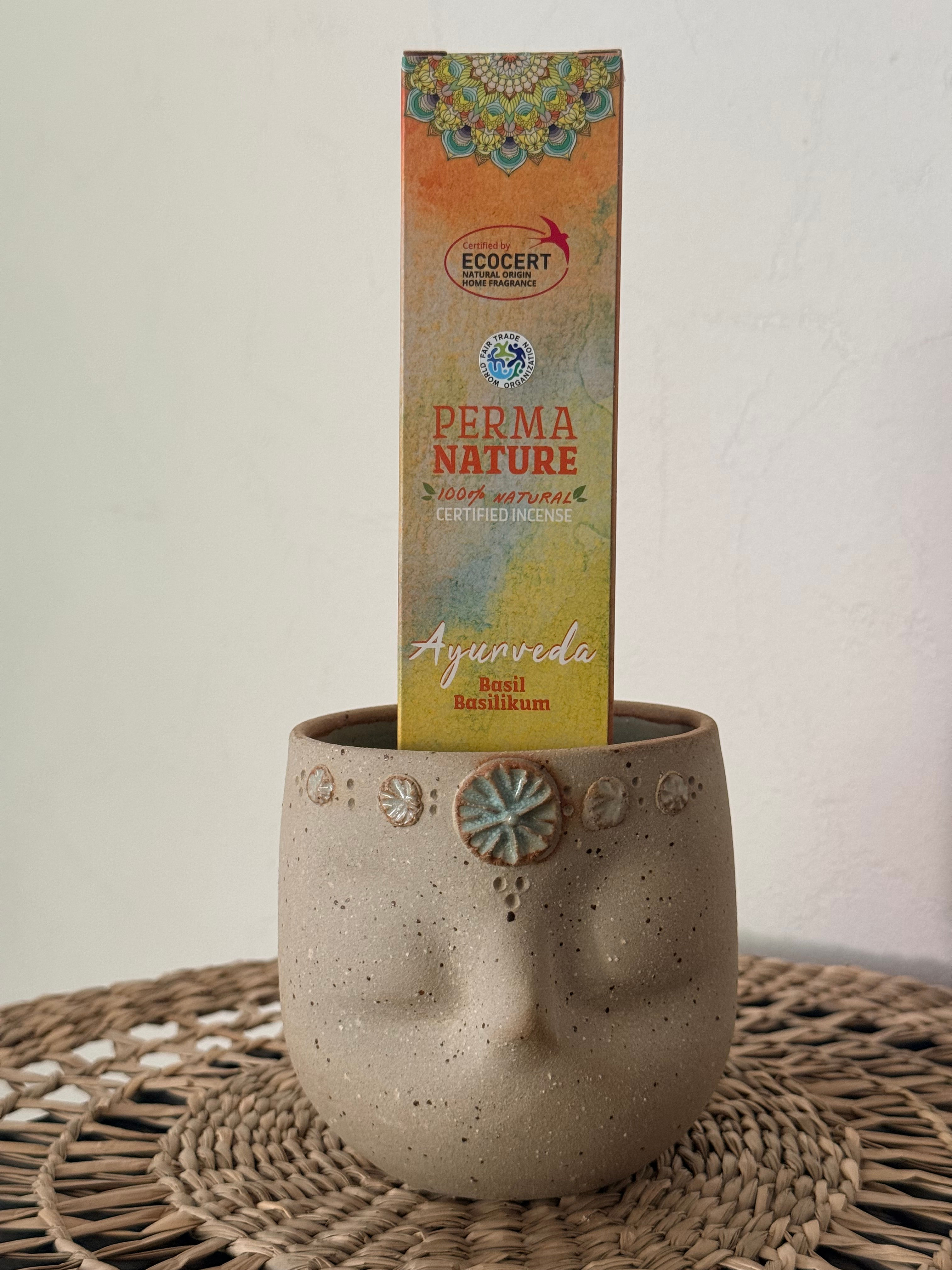 Encens Ayurveda Basilic- Frais, herbacé et lègèrement épicé