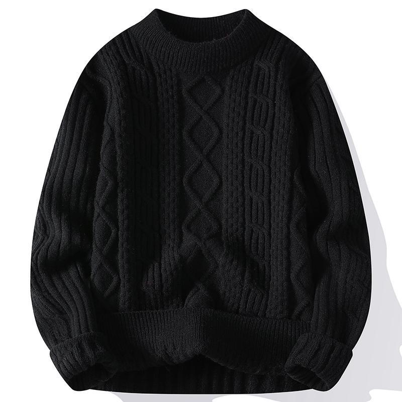 Thumbnail: Men's Cable Knit Jumper | Heritage Crew Neck Sweater