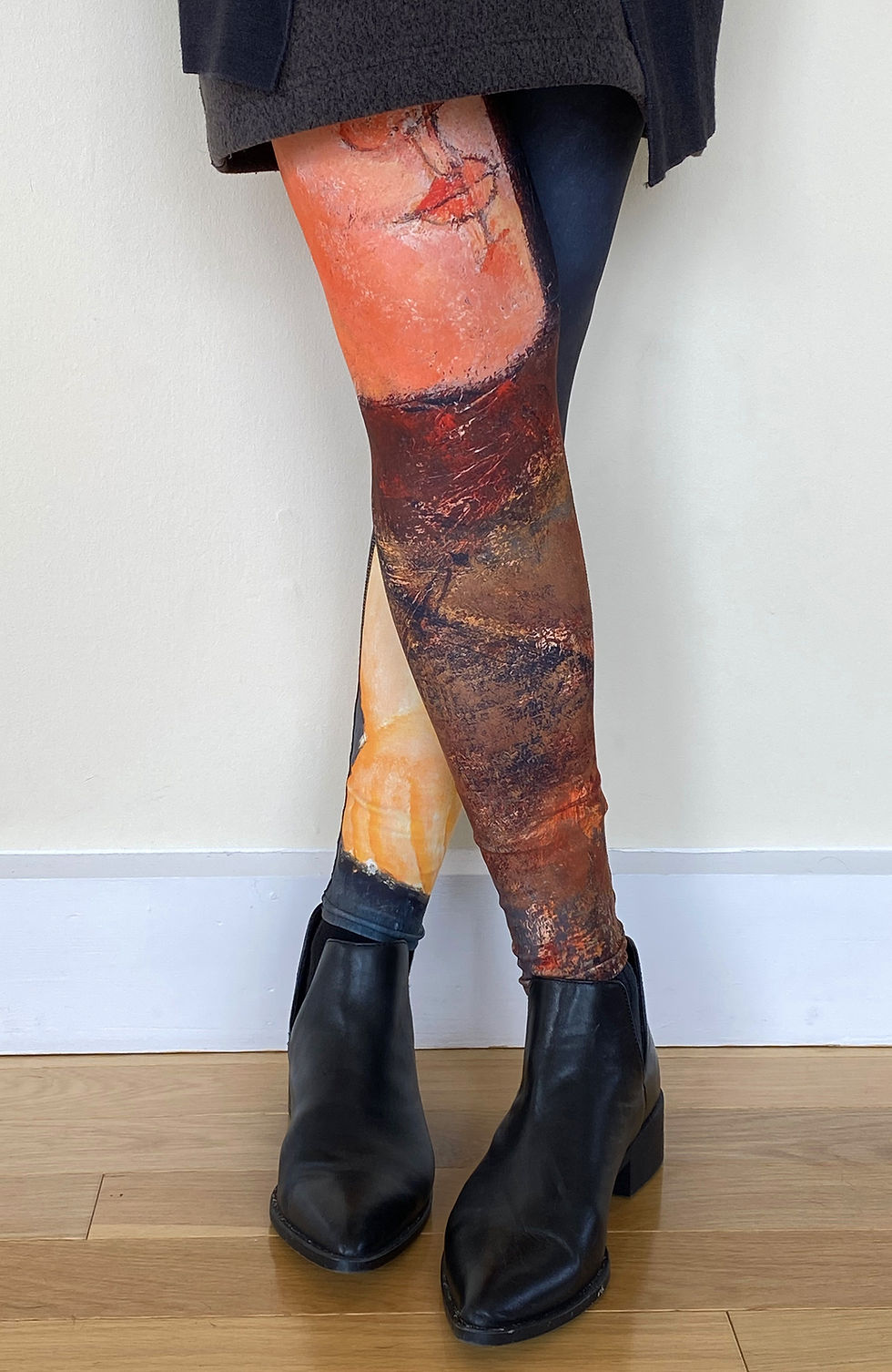 Modigliani art leggings Rose and Gaia