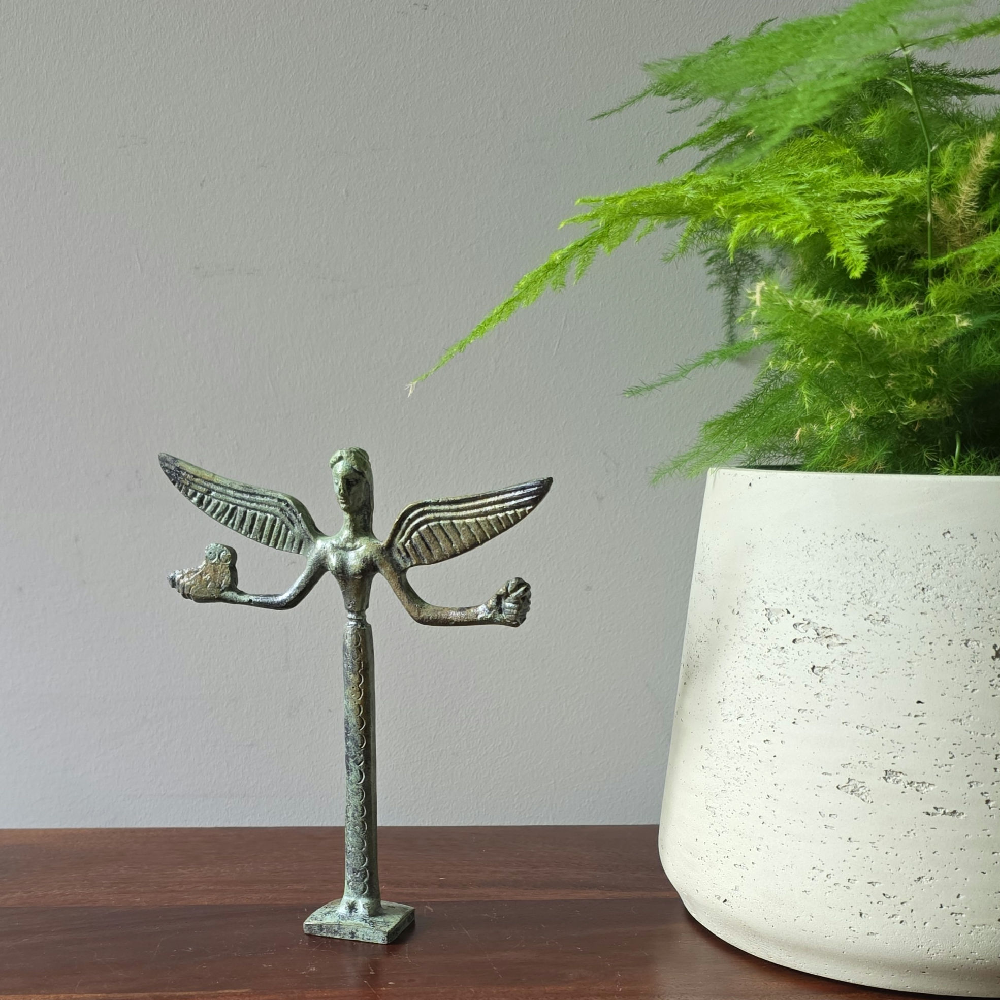 medium bronze Nike goddess of achievement 