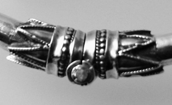 twin rams torc bracelet