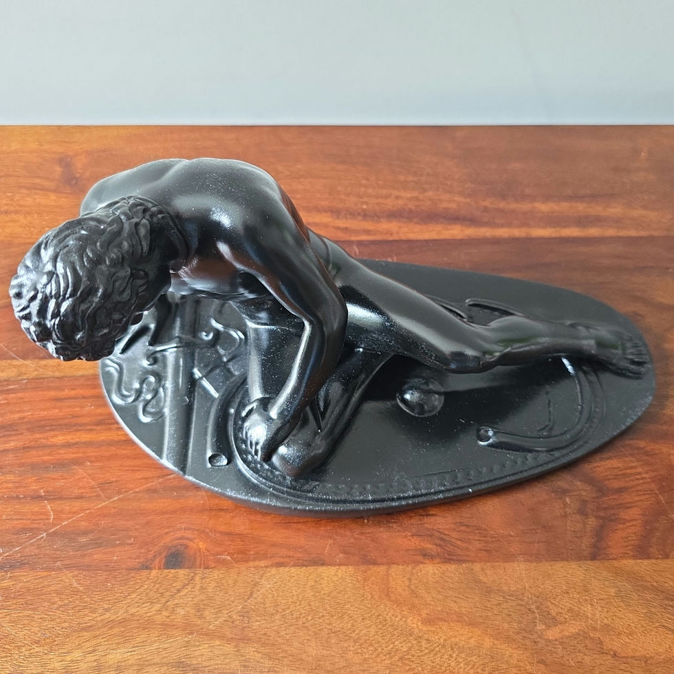 marble Wounded Gaul with black basalt finish