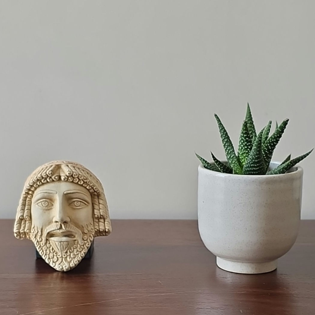 mini dramatic mask of Zeus