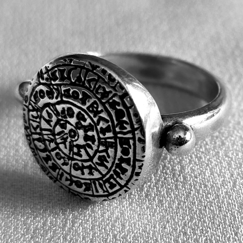 Phaistos Disc ring