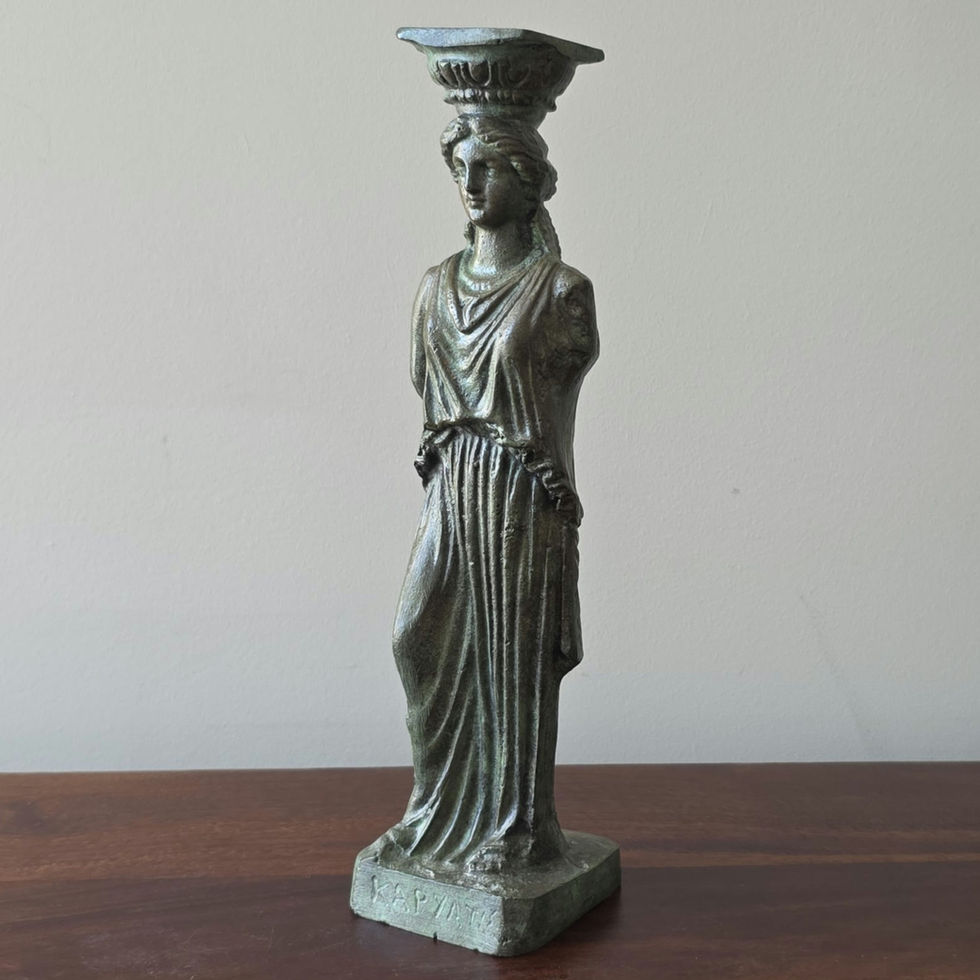 bronze statue of a Karyatid from the Erechtheion in Athens