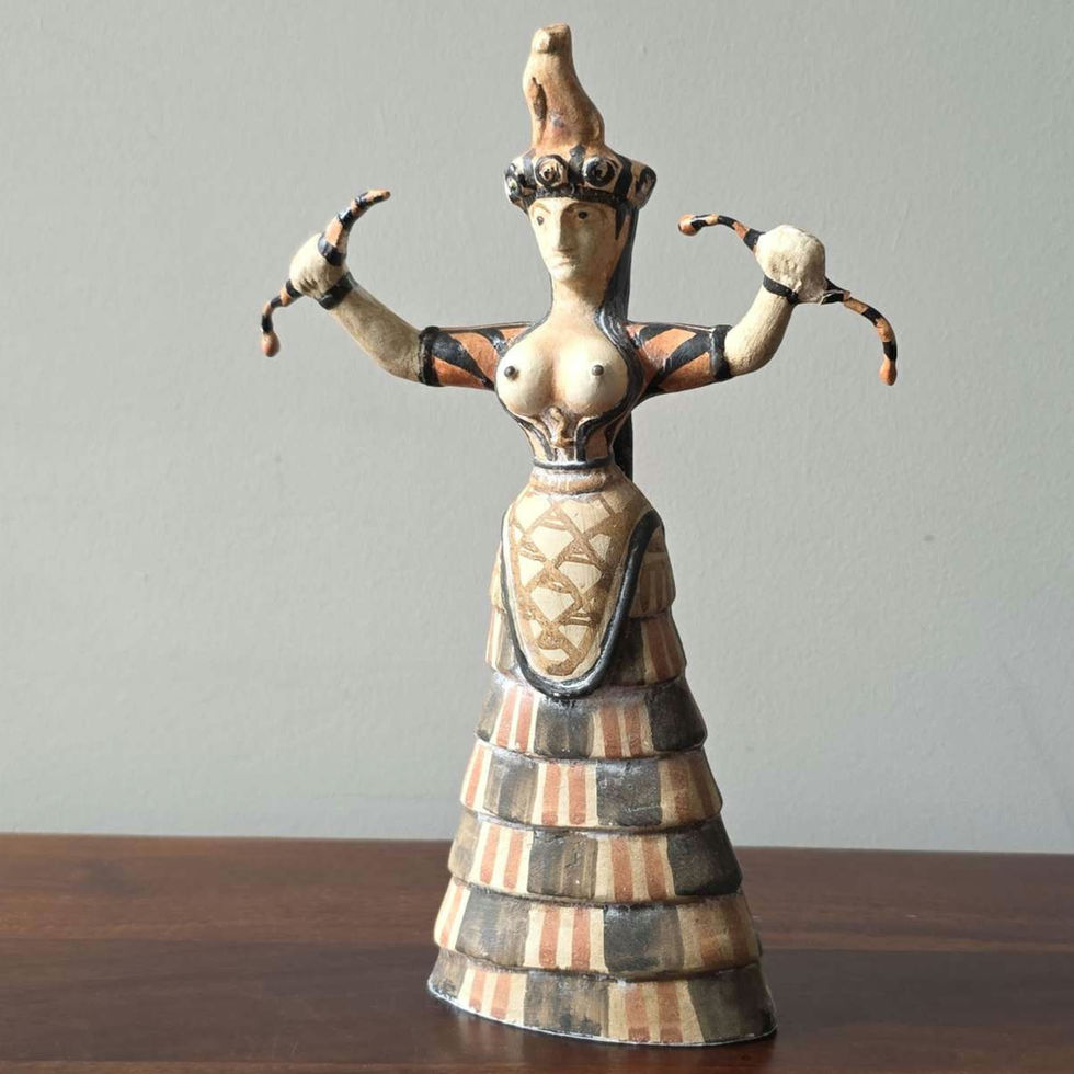 medium Minoan snake goddess A