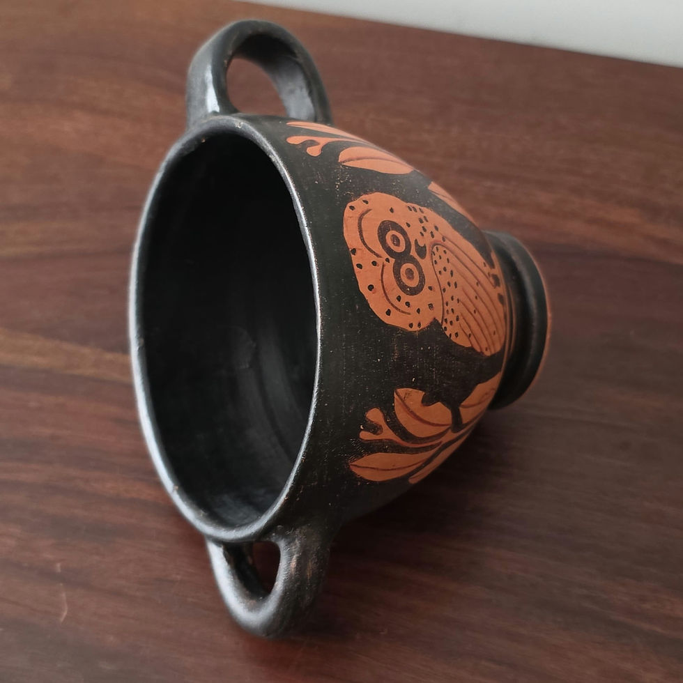 Thumbnail: red figure owl skyphos