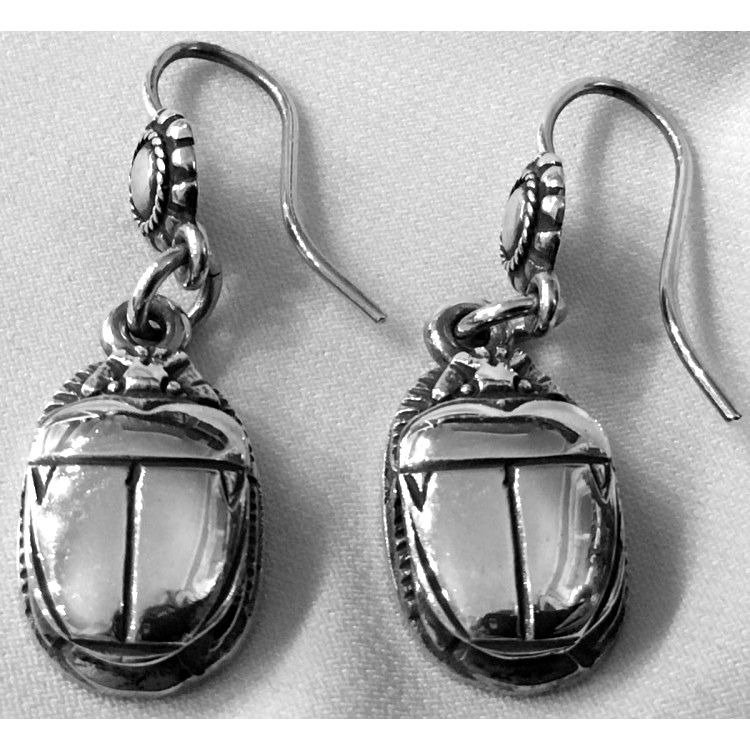 scarab earrings