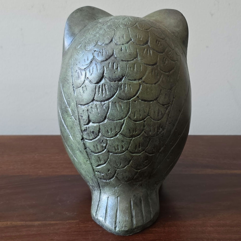 giant bronze chunky owl