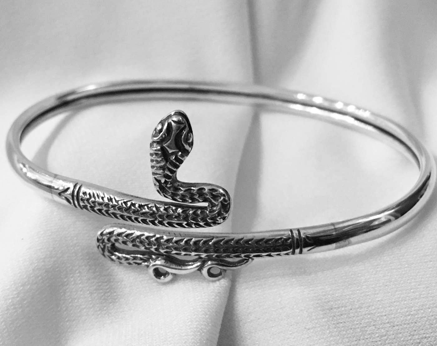 ornate snake bracelet