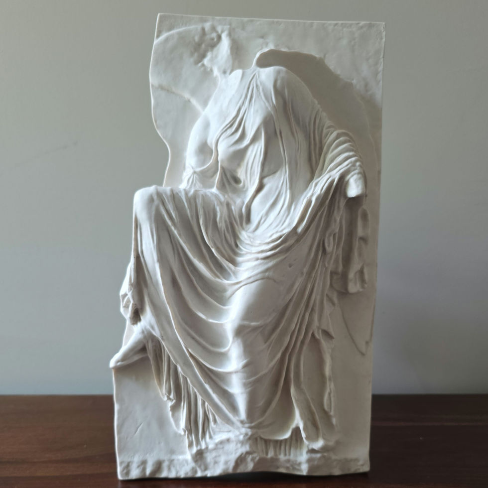 marble relief of Nike from her temple on the Akropolis
